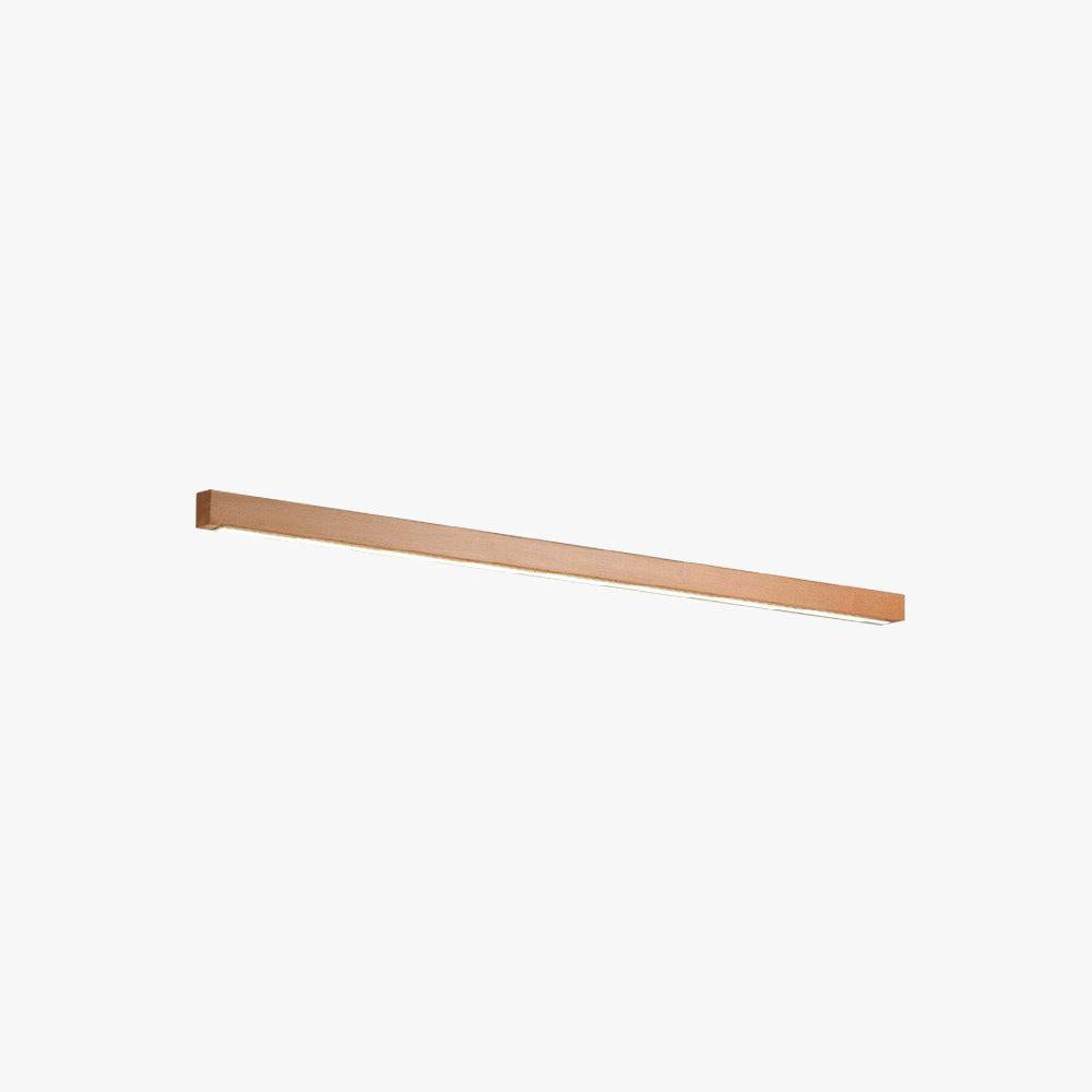 Luxora Solid Wood Long Wall Lamp - Wooden Accent and Adjustable Color Temperatures