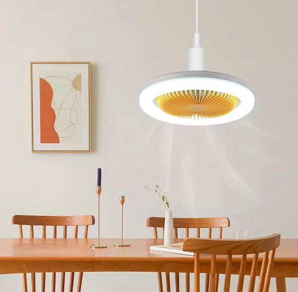 RoyaleGlow Modern LED Ceiling Fan with Remote Control