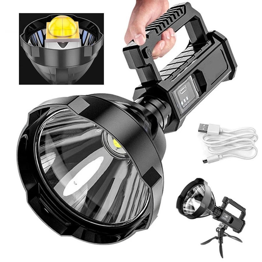 Luxora High-Brightness Rechargeable LED Flashlight 8000mAh