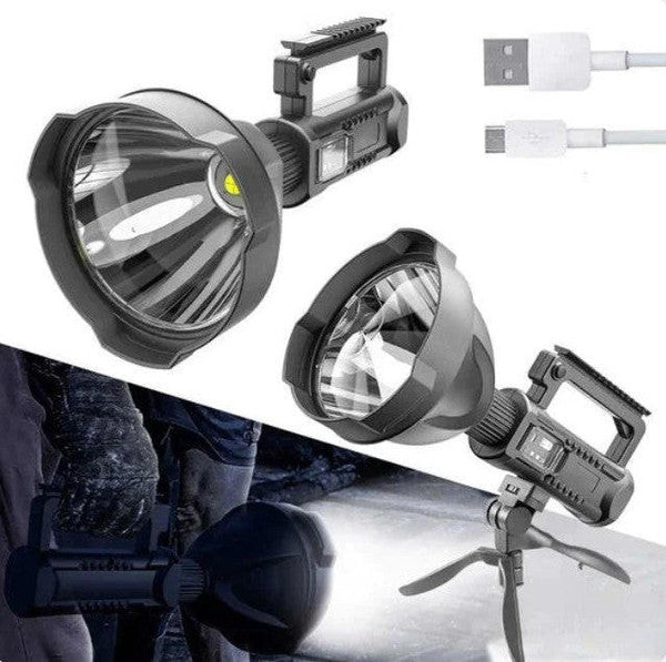 Luxora High-Brightness Rechargeable LED Flashlight 8000mAh