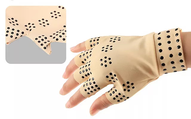 Luxora Fingerless Magnetic Compression Gloves for Arthritis