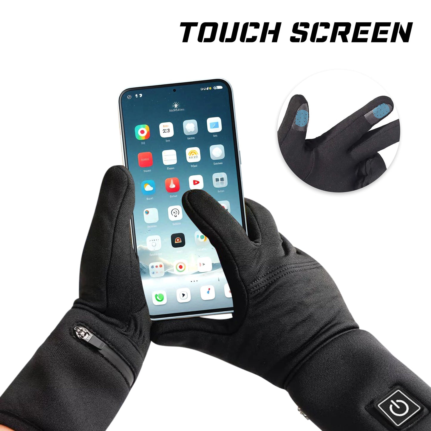 Royaleva Thin Heated Glove Liners for Ultimate Warmth