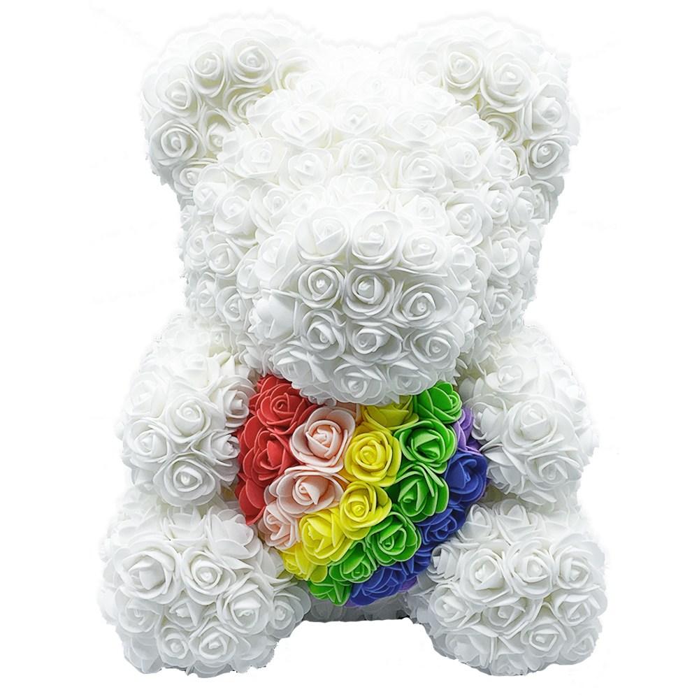 Royaleva Eternal Love Rose Flower Valentine's Teddy Bear Gift 10"