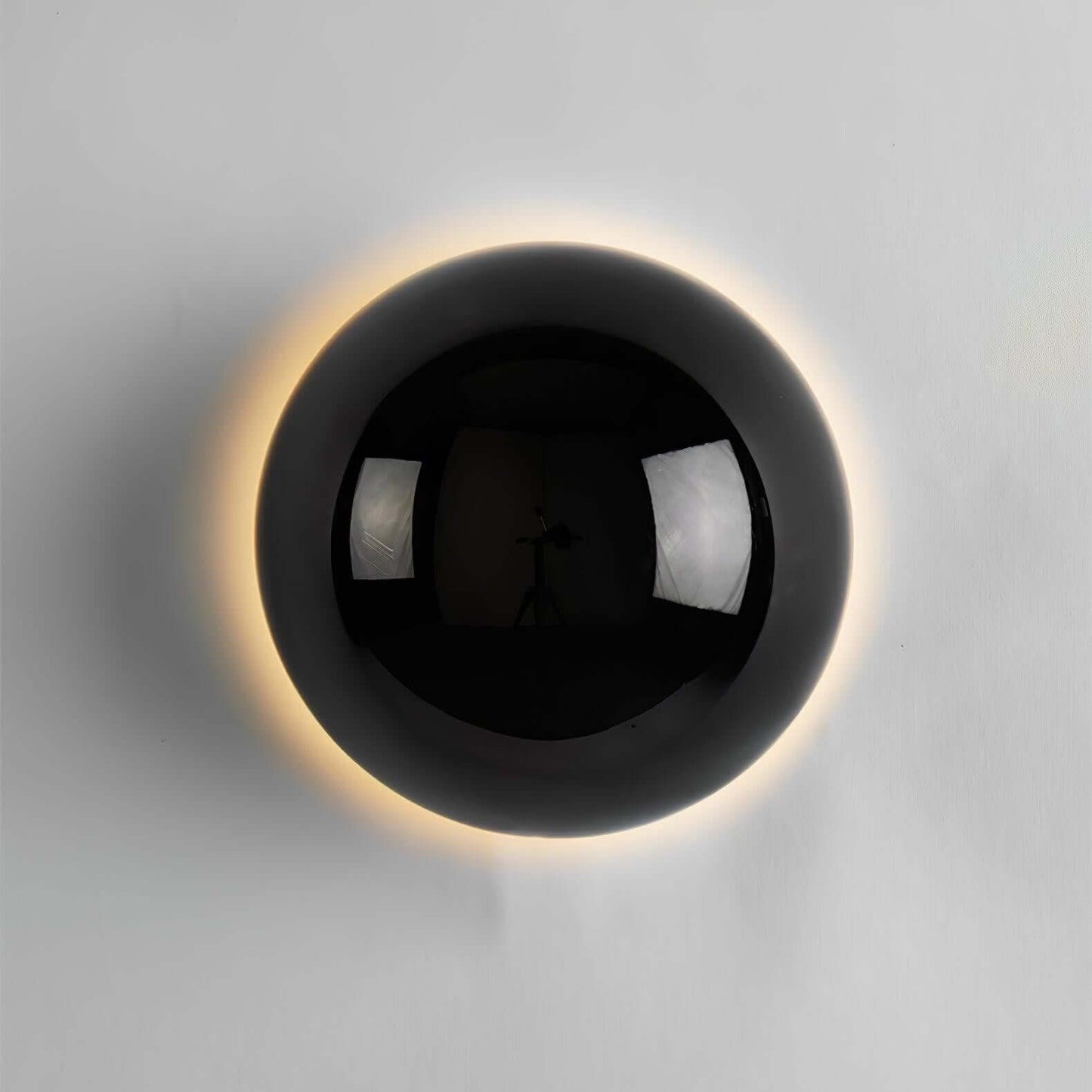 LuxRoyale Merqano Round LED Wall Sconce Modern Light for Bedroom & Bathroom