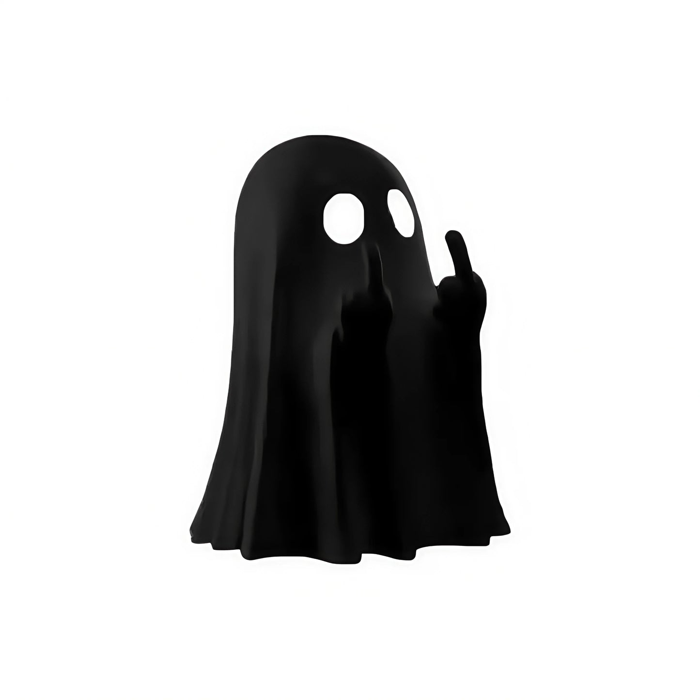Middle Finger Cute Ghost Statue, Ghosts Small Scary Ghost Figurines, Halloween Home Decorations, Coffee Table Centerpieces Shelf 6