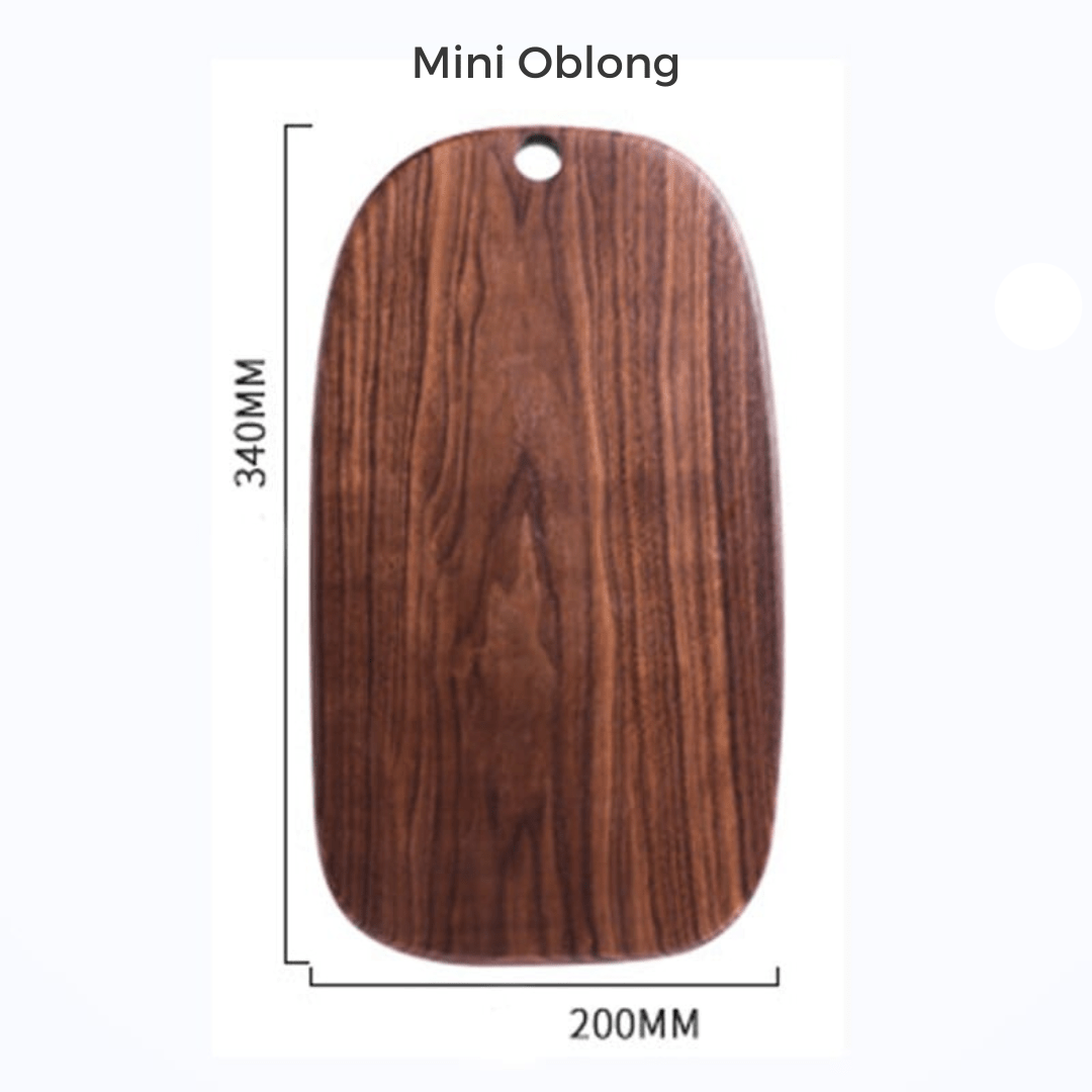 LuxRoyale Walnut Wood Chopping Board - Rustic & Durable Cutting Surface for Kitchen