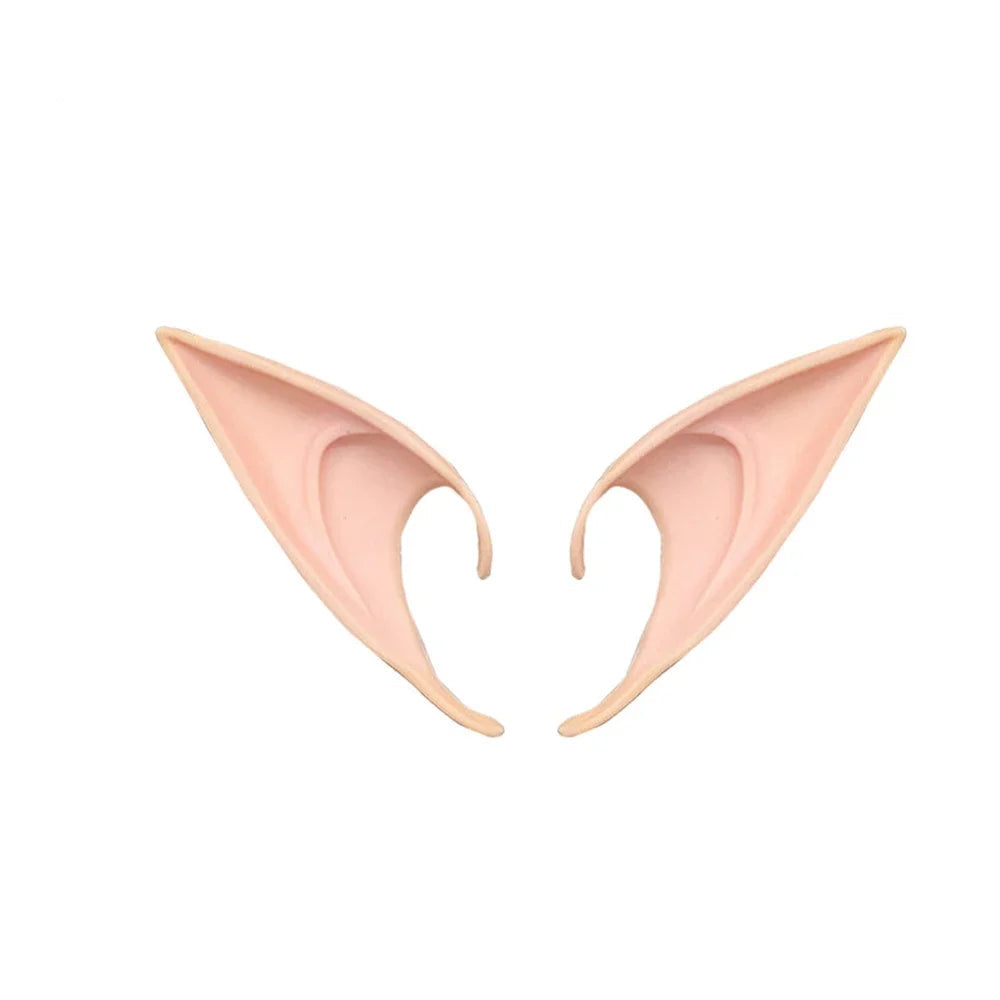 Mysterious Angel Elf Ears Latex Ears for Fairy Cosplay Costume Accessories Halloween Decoration Photo Props Adult Kids Toys 6