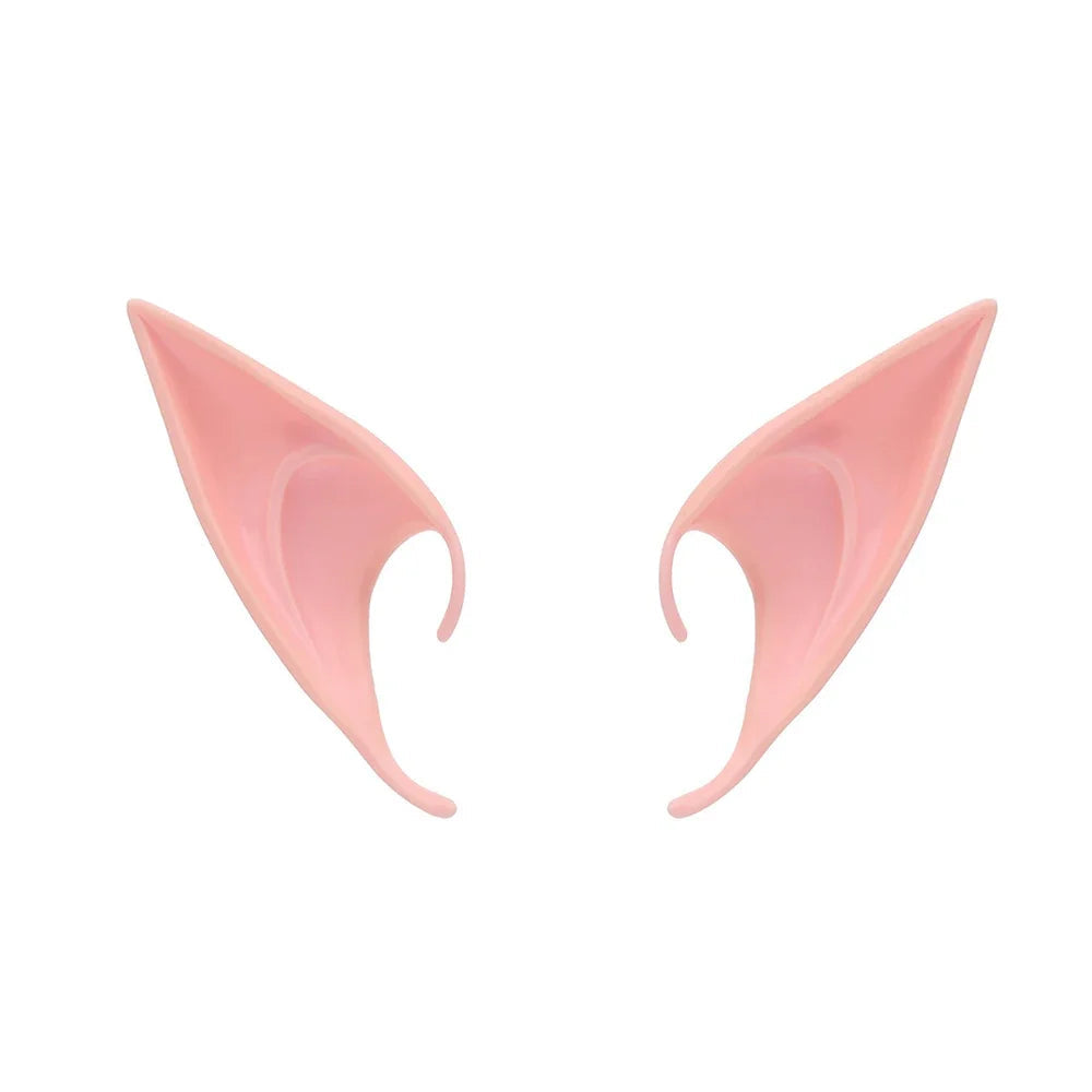 Mysterious Angel Elf Ears Latex Ears for Fairy Cosplay Costume Accessories Halloween Decoration Photo Props Adult Kids Toys 8