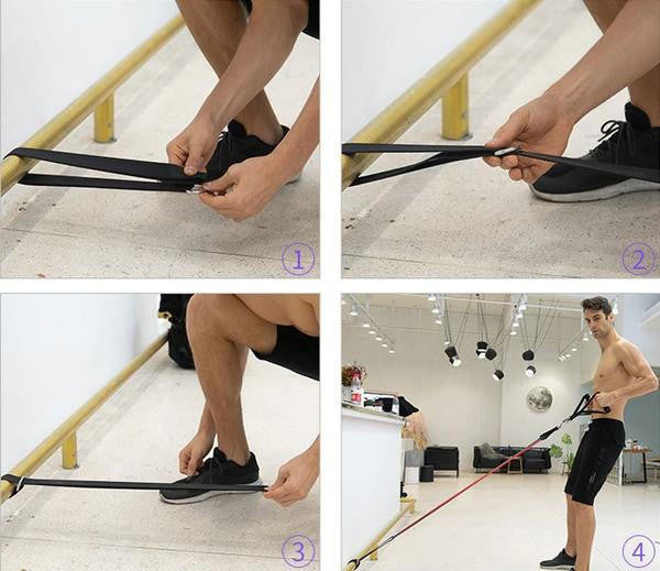 Royaleva Sport Elastics Set for Home Fitness Training