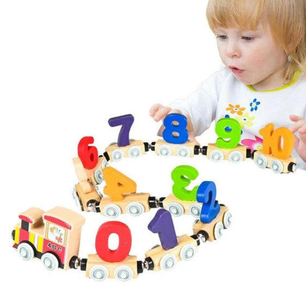 Luxora Magnetic Number Train Educational Toy For Children 1 to 3 Years Old