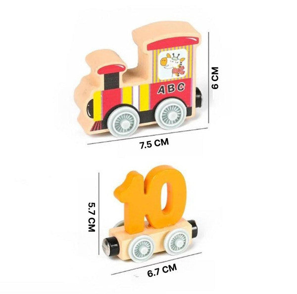 Luxora Magnetic Number Train Educational Toy For Children 1 to 3 Years Old