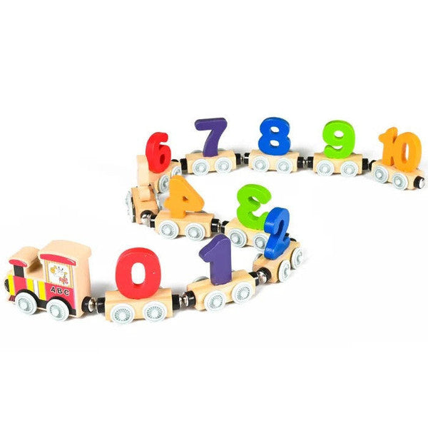 Luxora Magnetic Number Train Educational Toy For Children 1 to 3 Years Old