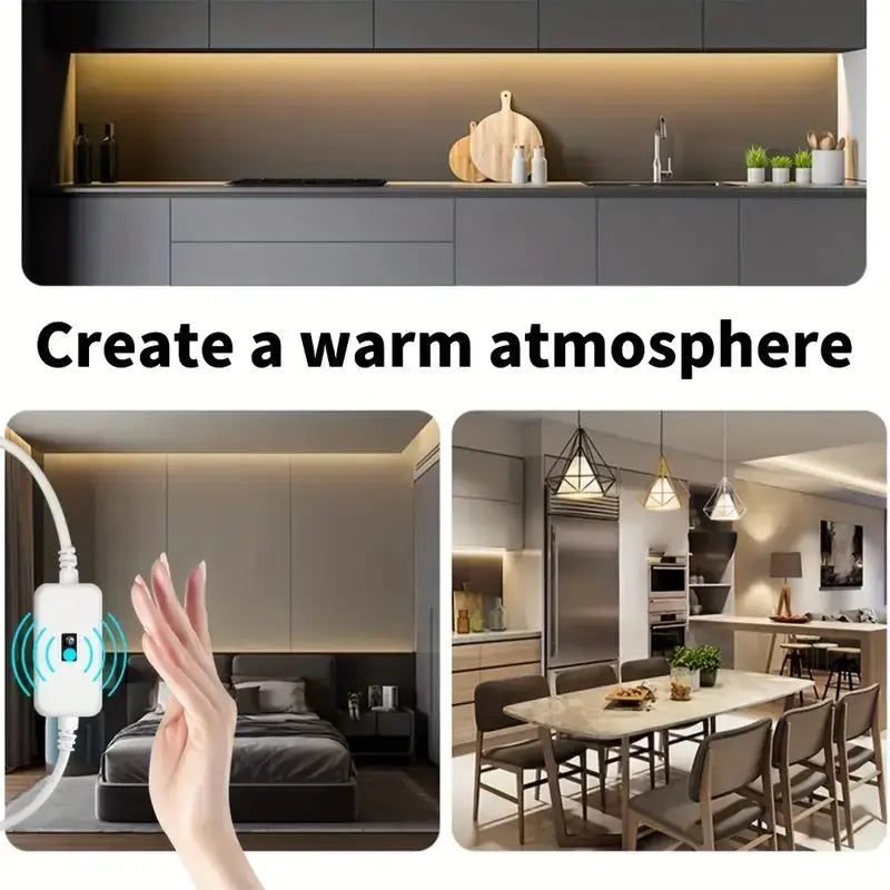 Neon LED Light Strip 5V USB Smart Gesture Sensor Dimmer Switch Flexible Waterproof Silicone Neon Sign Rope Tupe Room Decoration 1