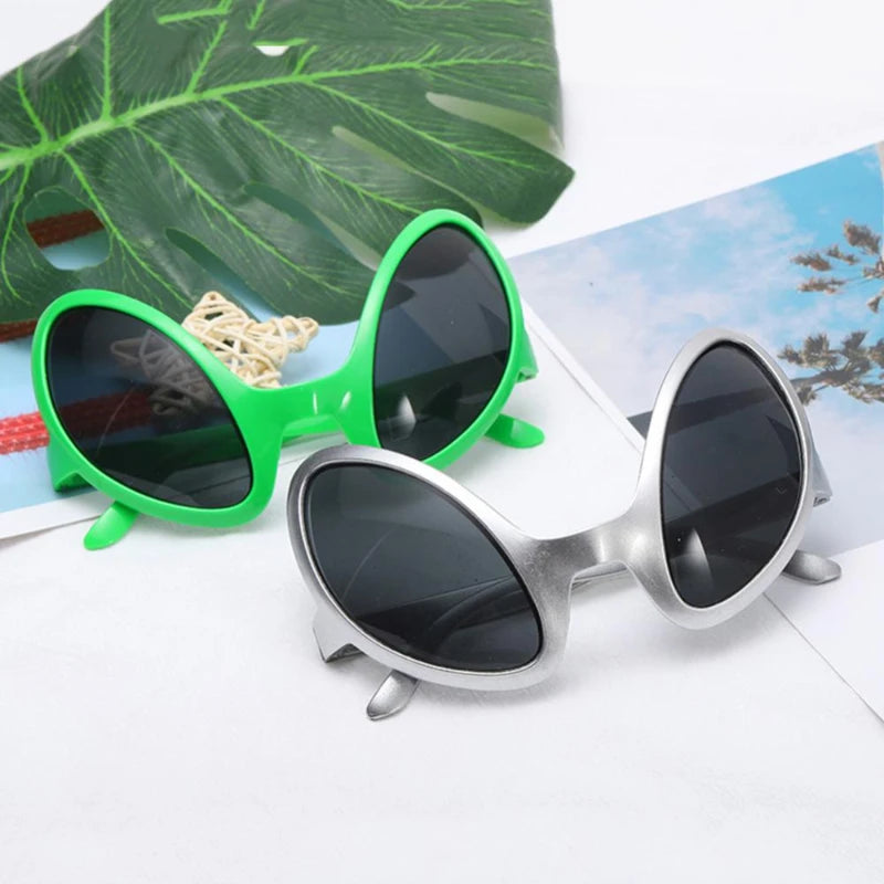 New Alien Glasses Funny Holiday Party Sunglasses Halloween Adults Kid Party Supplies Rainbow Lenses ET Sun Glasses Shades 1