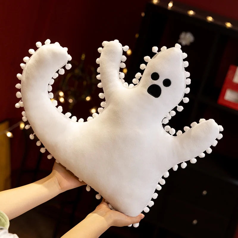 New Halloween Ghost Pillow Plush Soft Cute Ghost Throw Pillow Decor Halloween Decorative Gift Toy Gift 0