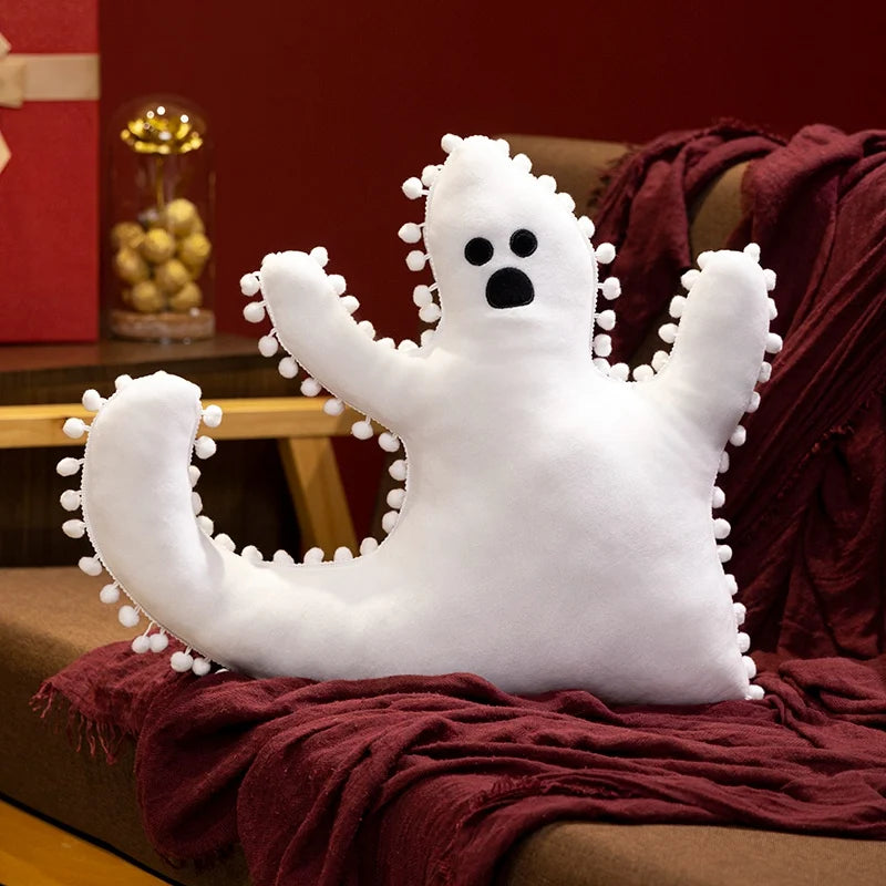 New Halloween Ghost Pillow Plush Soft Cute Ghost Throw Pillow Decor Halloween Decorative Gift Toy Gift 1