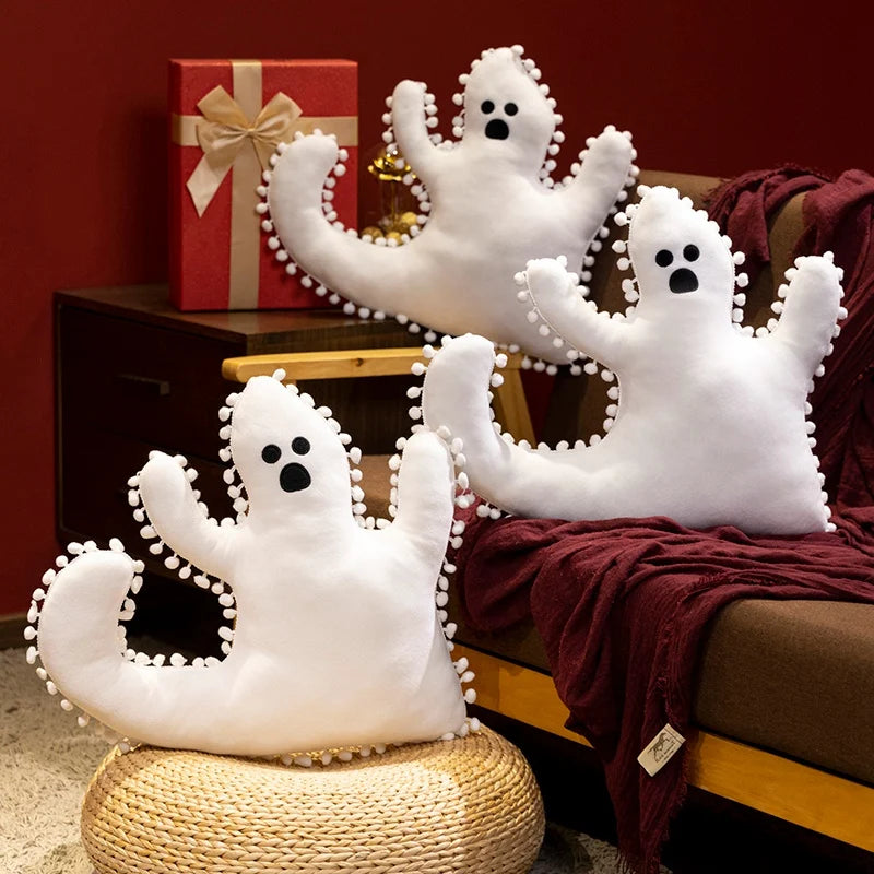 New Halloween Ghost Pillow Plush Soft Cute Ghost Throw Pillow Decor Halloween Decorative Gift Toy Gift 2