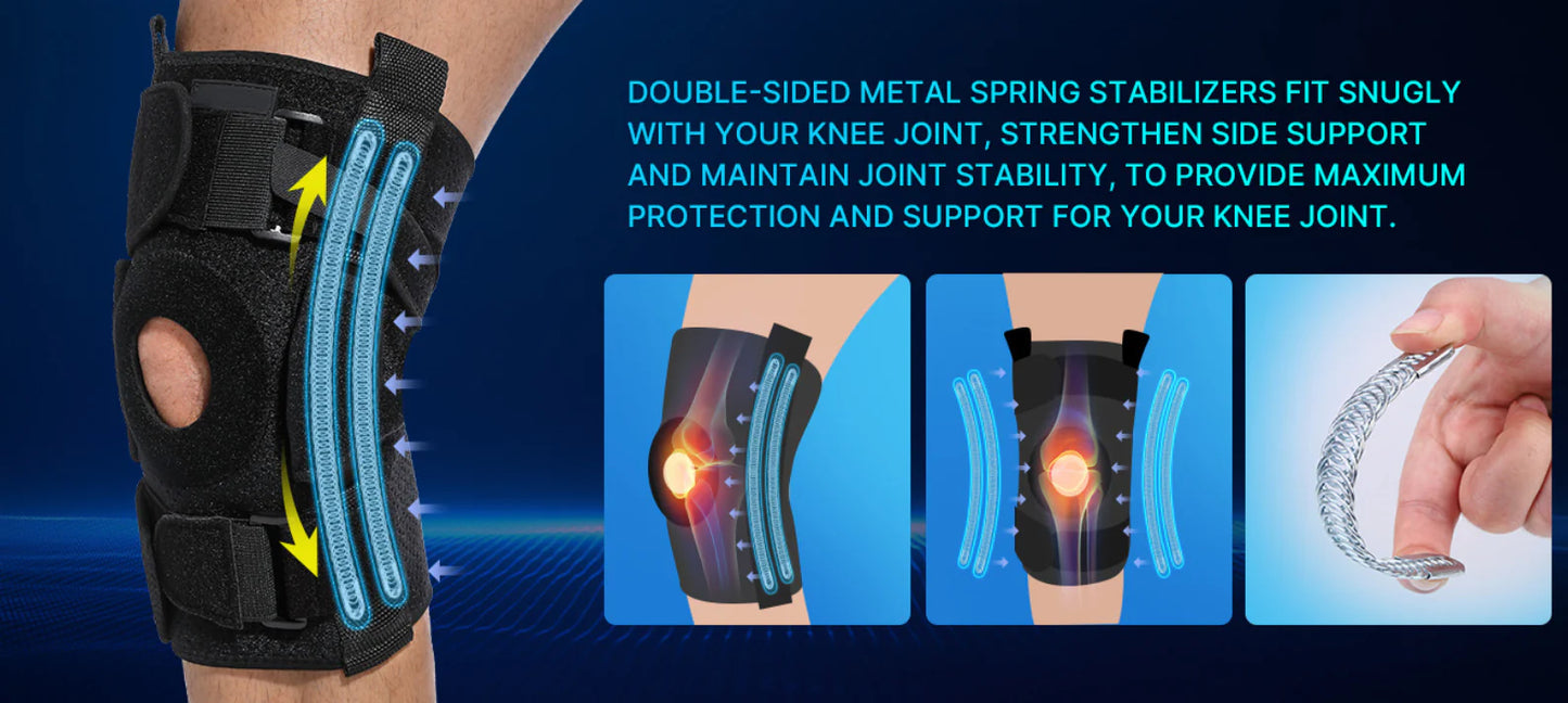 Luxora Adjustable Hinged Knee Brace For Meniscus Tear