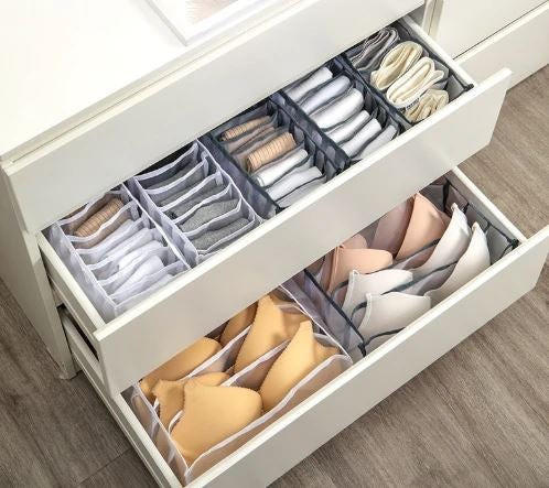 Luxora Stylish Storage Boxes For Underwear - 3-Piece Set
