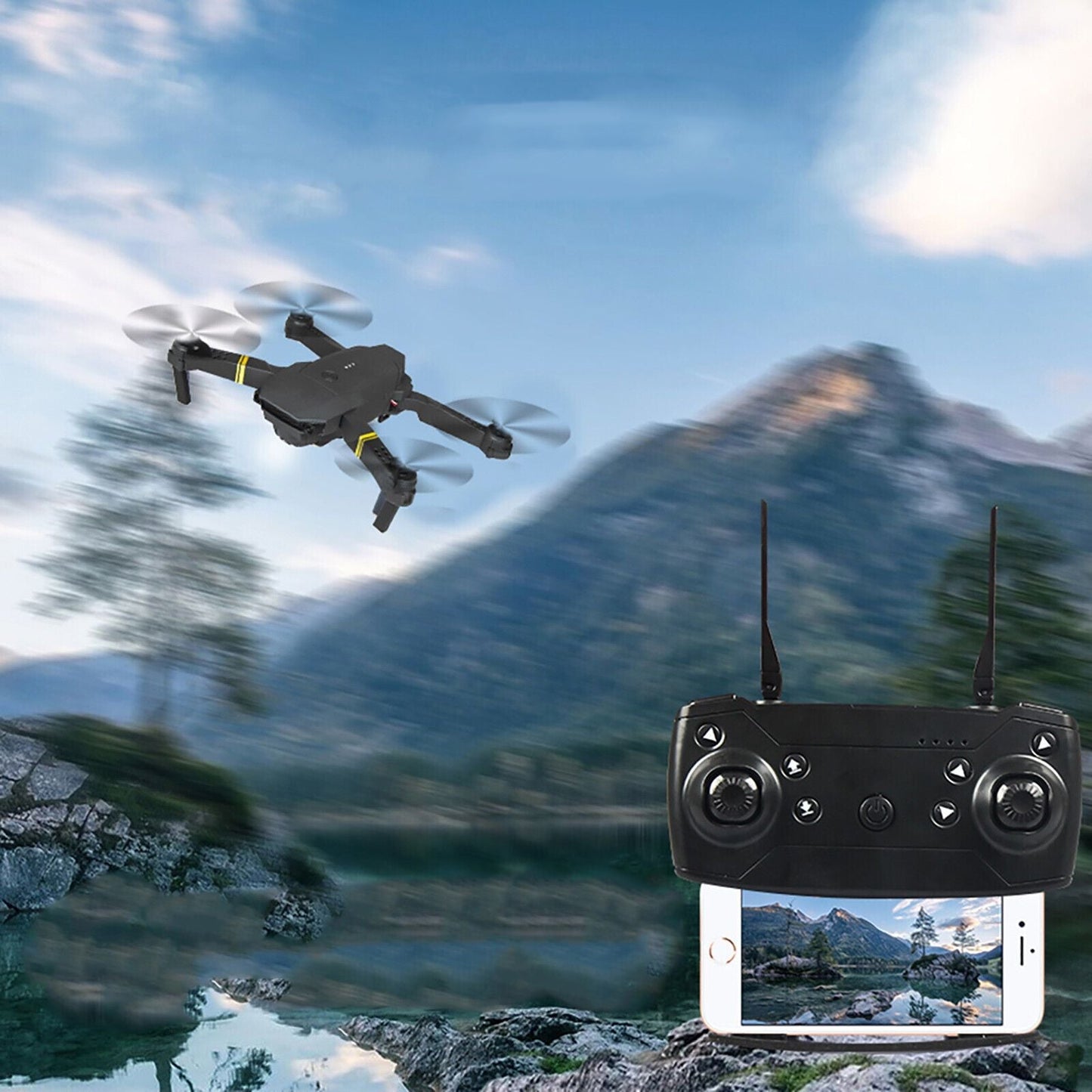 Luxora Premium Mini 4K Flying Dual Camera RC Drone Kit