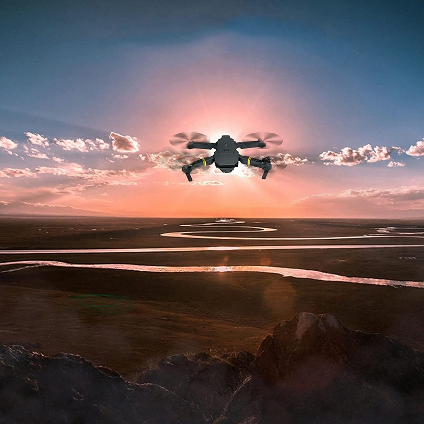 Luxora Premium Mini 4K Flying Dual Camera RC Drone Kit
