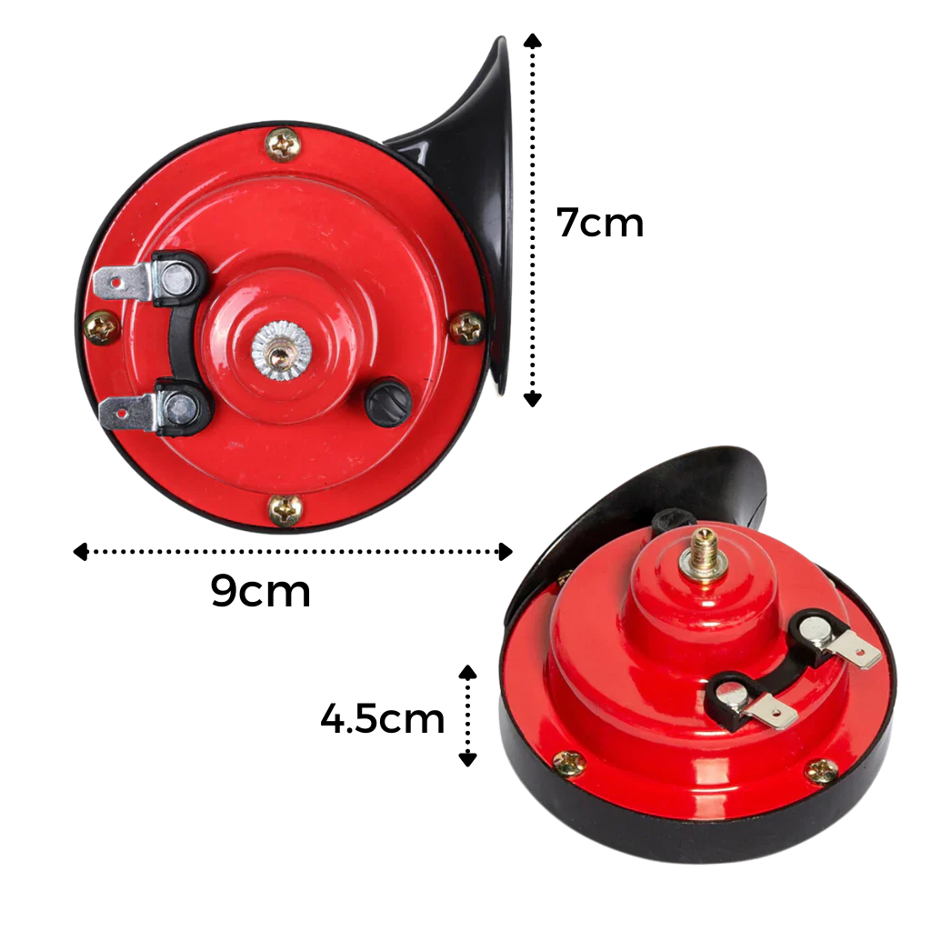 Luxora Powerful Truck Horn for Cars Loud 300dB Snail Horn
