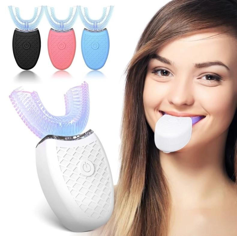 Luxora U-Shaped Electric Ultrasonic Toothbrush for Deep Cleaning