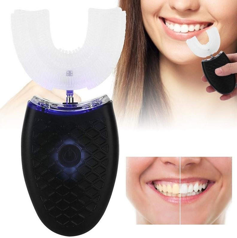 Luxora U-Shaped Electric Ultrasonic Toothbrush for Deep Cleaning