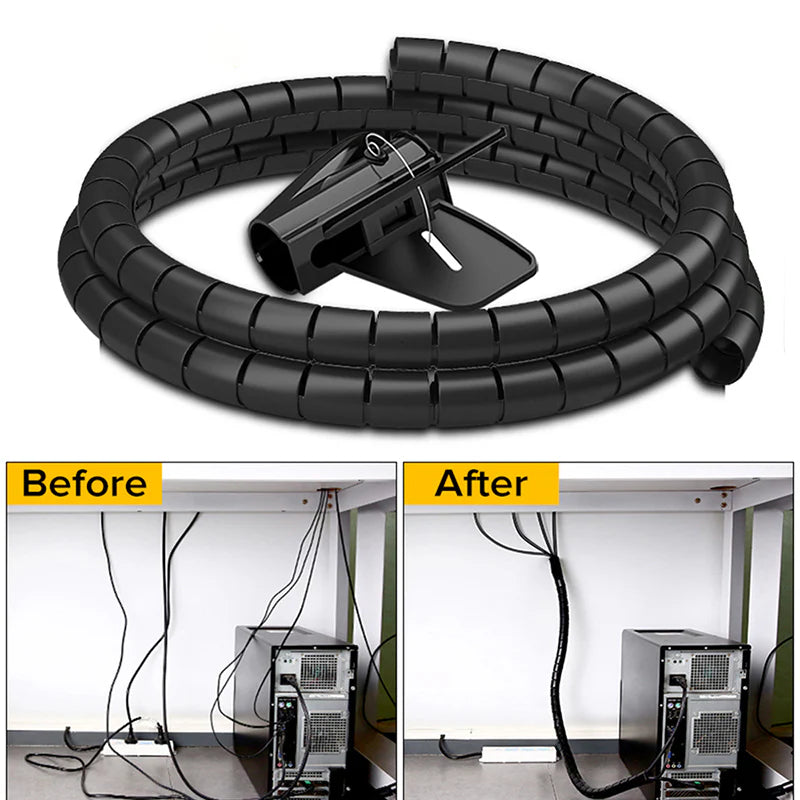 Royaleva Cable Organizer For Desk Efficient Wire Management