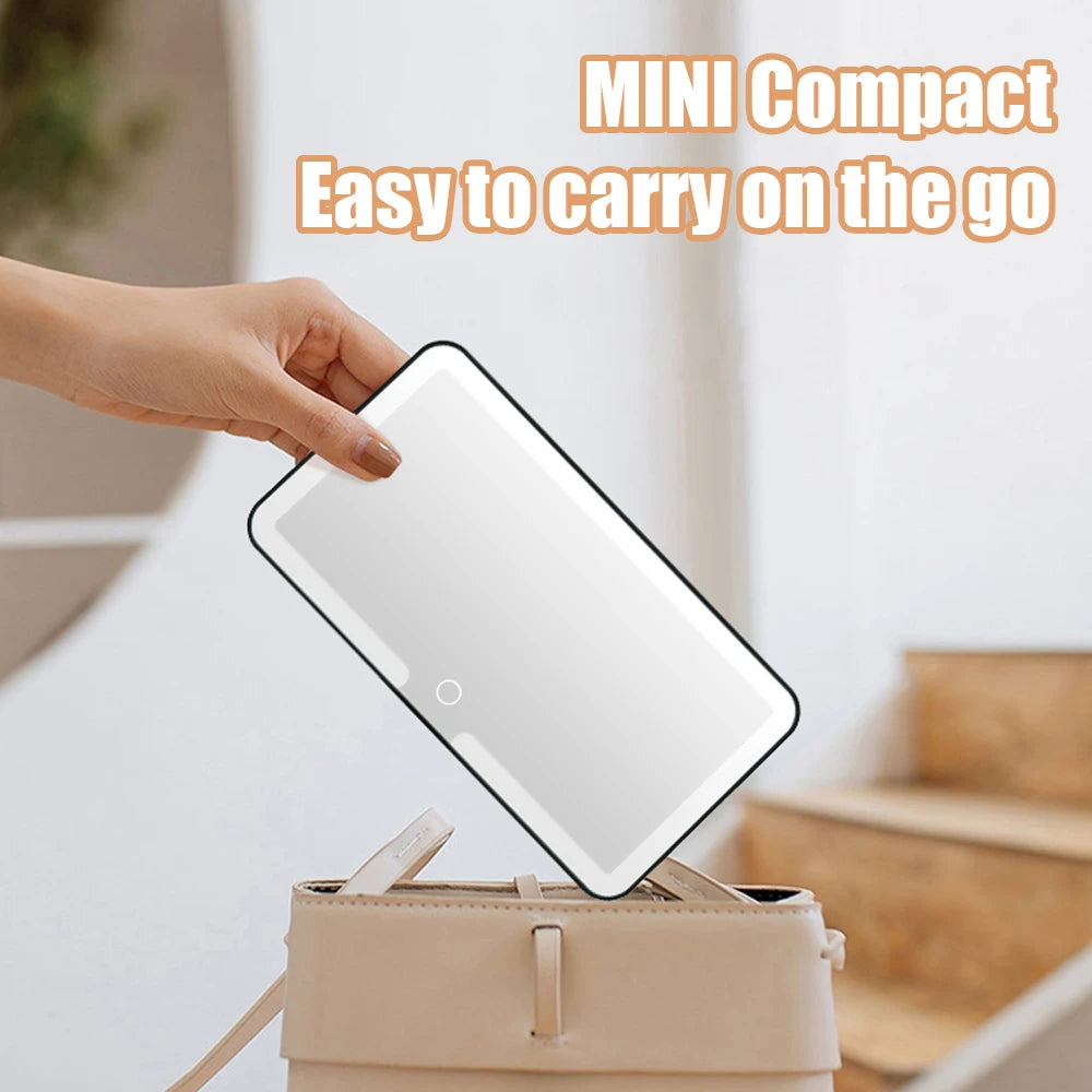 Luxora Sun Visor Vanity Mirror with Lights - Rechargeable Makeup Mirror for Flawless Application