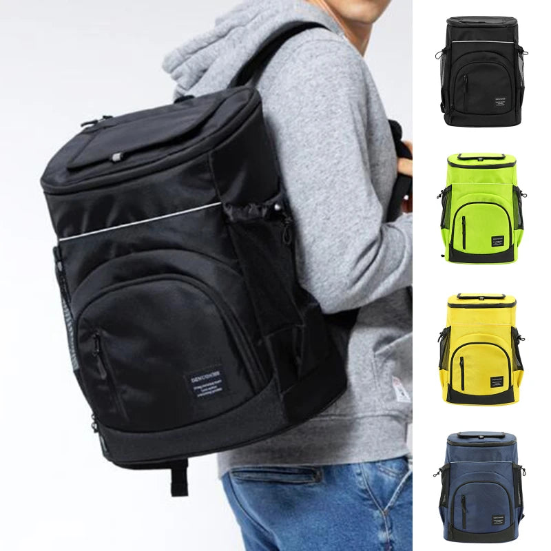 Refrigerator Bags Soft Insulated Cooler Backpack Thermal Isothermal Fridge Travel Outdoor Beach Ice Beer Backpack 30L 0