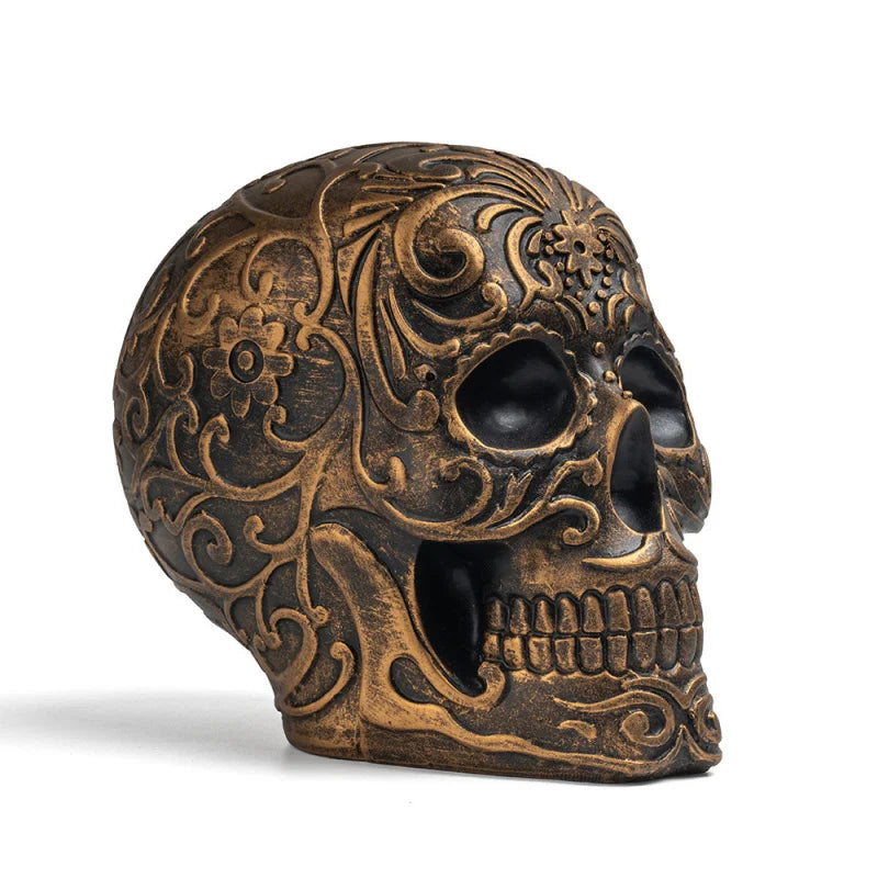 Resin Carving Human Medical Model Halloween Gift Pattern Animal Skull 1