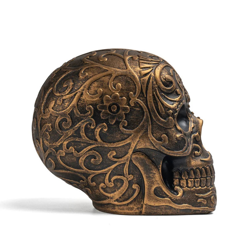Resin Carving Human Medical Model Halloween Gift Pattern Animal Skull 3