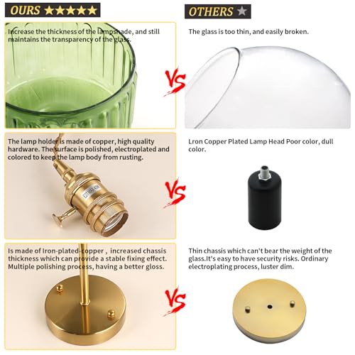 Retro Gold Wall Light Sconce 6