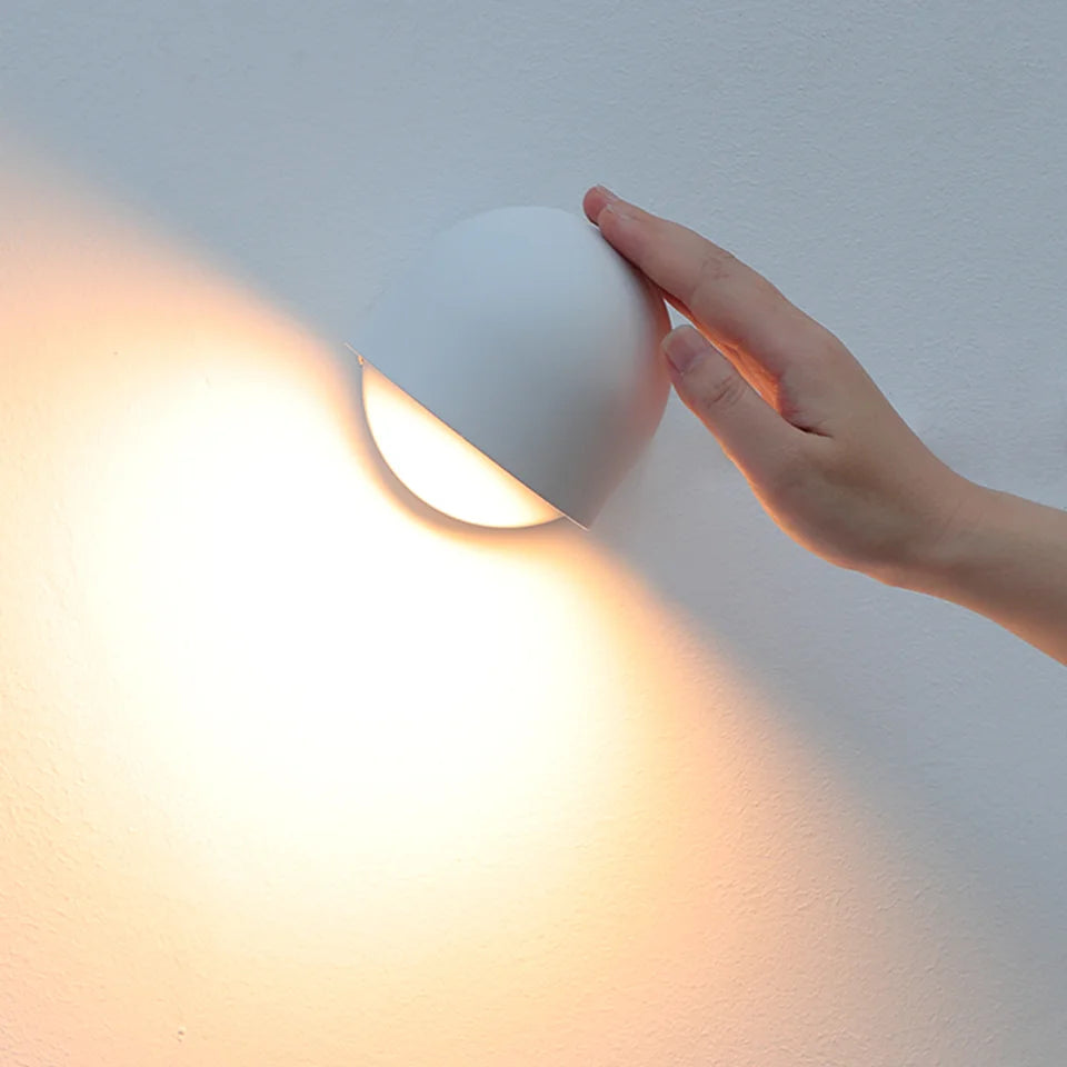Royallure 9W LED Wall Sconce Lighting with 350° Rotation and Touch Dimming – Modern Indoor Wall Lamp for Bedroom and Living Room 0