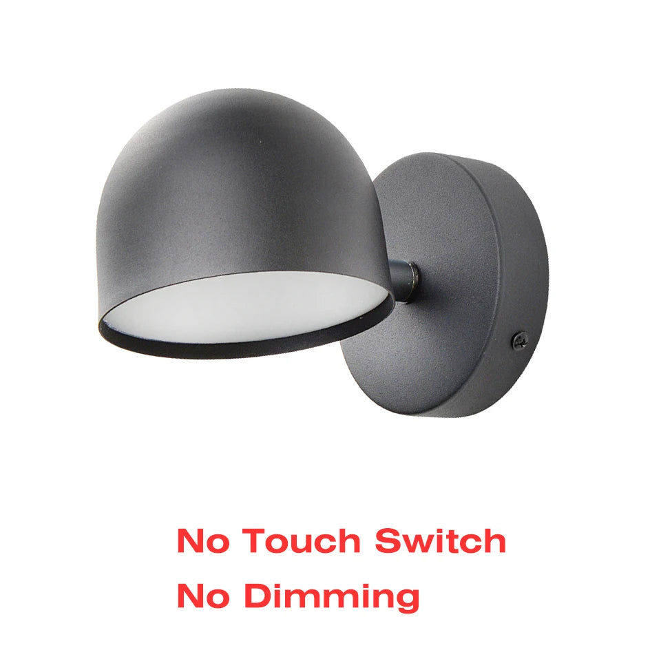 Royallure LED Indoor Wall Lamp 350° Rotatable with Touch Dimming Switch 9W