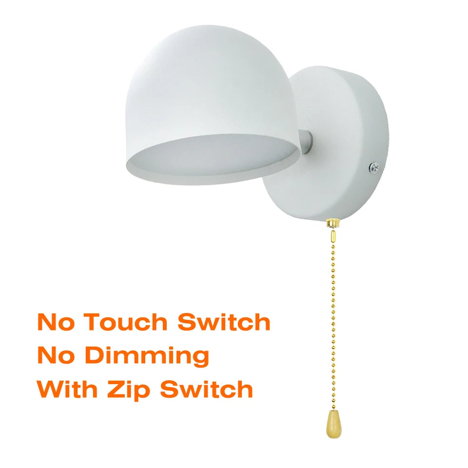 Royallure LED Indoor Wall Lamp 350° Rotatable with Touch Dimming Switch 9W