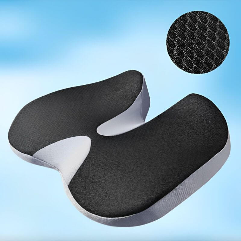 Royallure Car Seat Cushion with Lumbar Support – Ergonomic U-Shaped Memory Foam for Tailbone Pain Relief and Non-Slip Base 0
