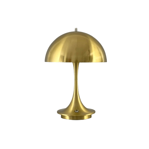 Royallure Cordless LED Table Lamp with Adjustable Color Temperature and Touch Dimming – Battery Operated, Modern Mushroom Design 6