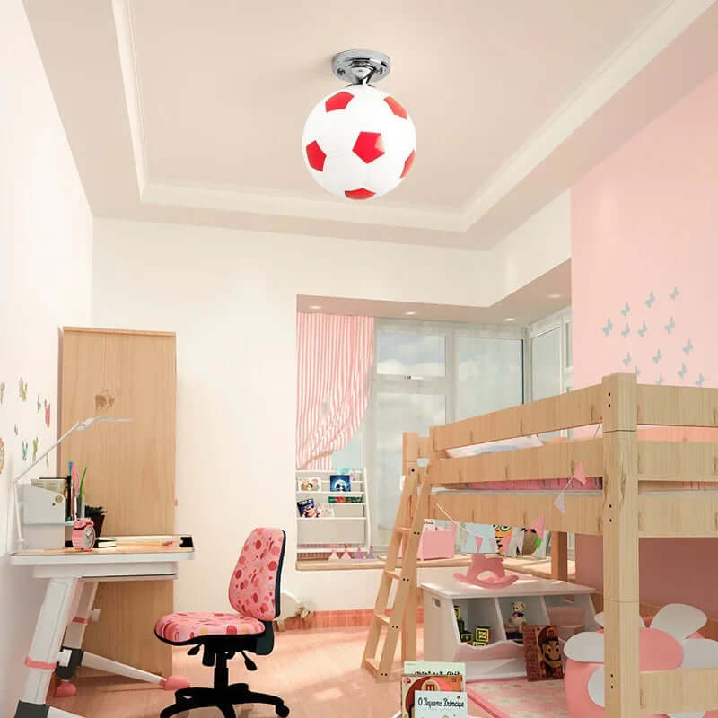Royallure Football LED Ceiling Light – 15-Inch Fun and Energy-Efficient Fixture for Kids' Rooms and Game Areas 1