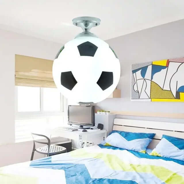 Royallure Football LED Ceiling Light – 15-Inch Fun and Energy-Efficient Fixture for Kids' Rooms and Game Areas 4