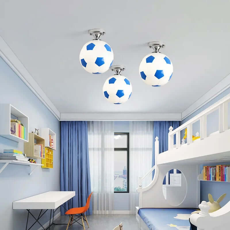 Royallure Football LED Ceiling Light – 15-Inch Fun and Energy-Efficient Fixture for Kids' Rooms and Game Areas 6