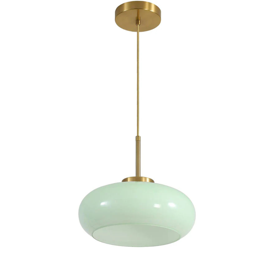 Royallure Glass Pendant Light, Modern Bauhaus Kitchen Pendant Lighting Fixture 11