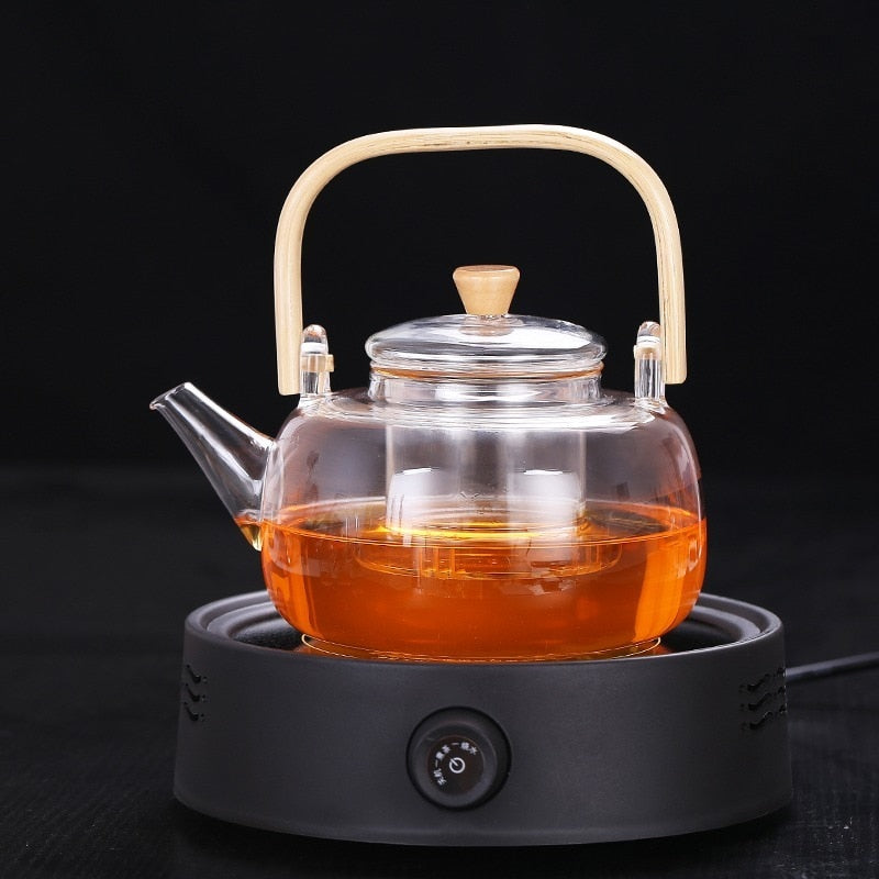 Royallure Glass Teapot with Infuser - Durable Borosilicate, Heat-Resistant, Elegant Design 4