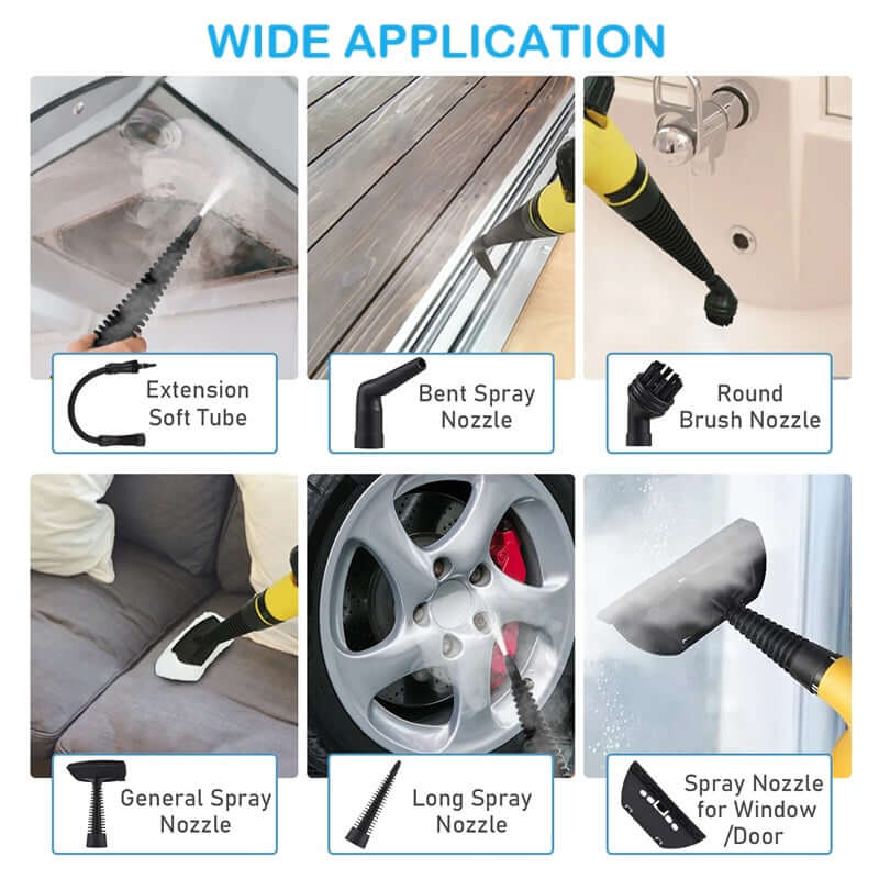 Royallure Handheld Steam Cleaner – Multi-Surface 150°C Powerful Cleaning Machine with 350ml Tank and Rapid Heat-Up 7