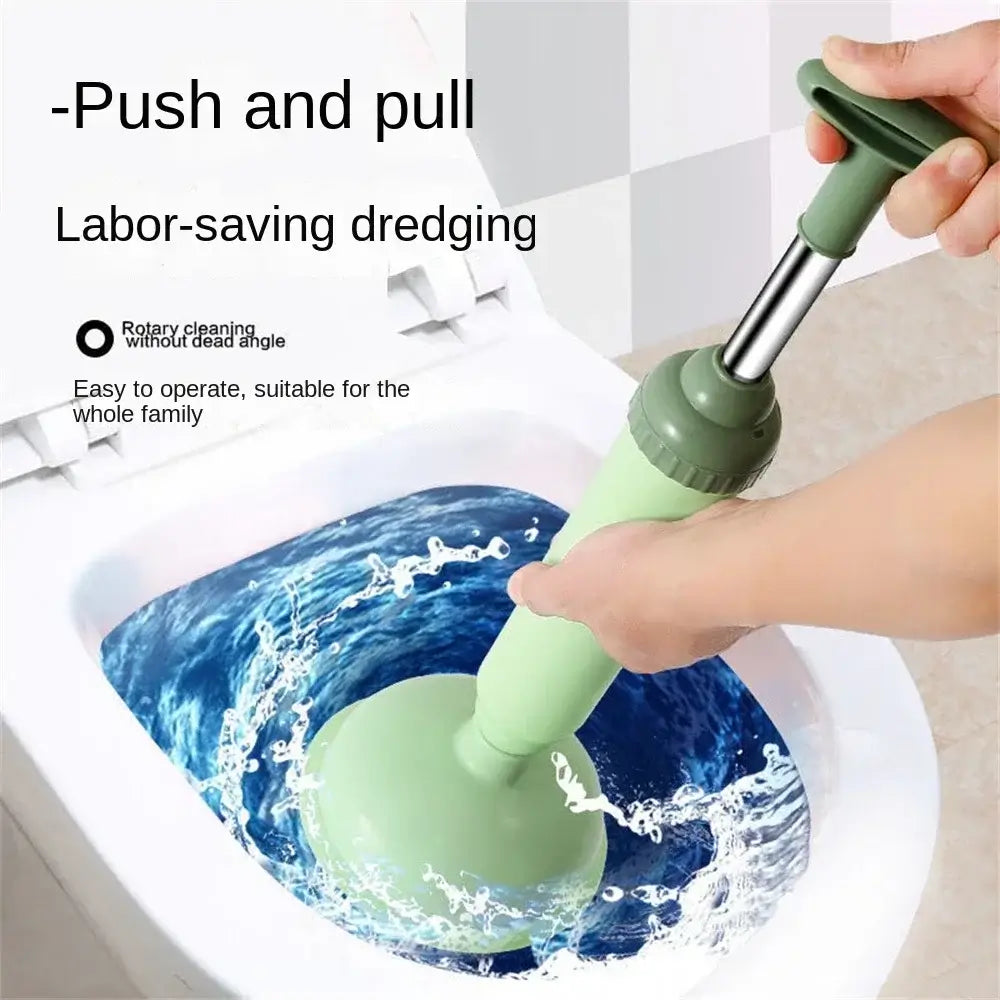 Royallure High-Pressure Toilet Plunger with Telescoping Handle for Unblocking Toilets and Effective Clog Removal 0