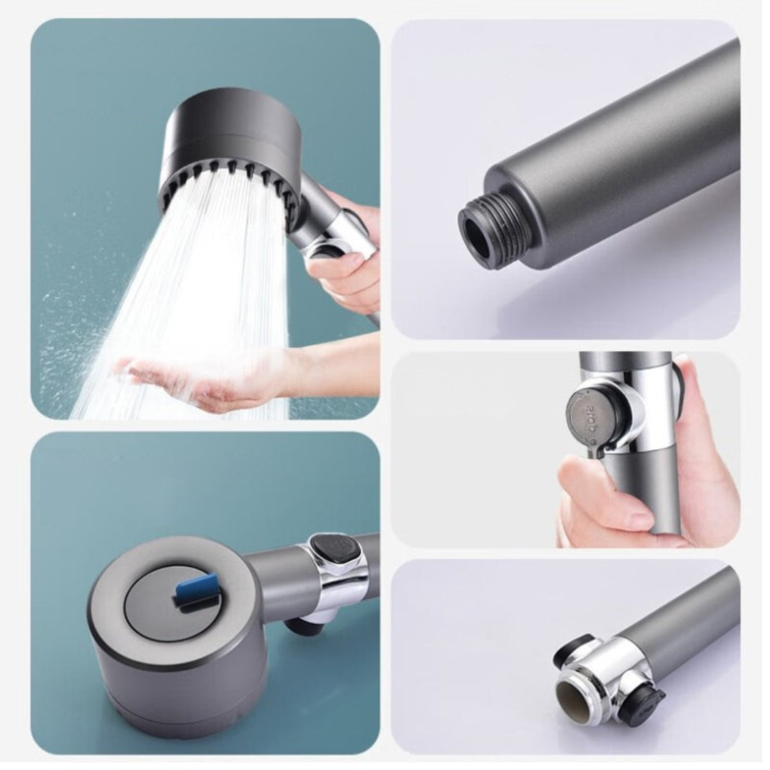 Royallure High Pressure Filtered Shower Head with Hose – 9-Layer Water Filtration, Easy Install, Universal Fit 1