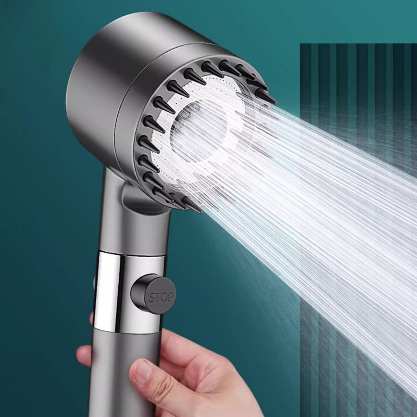 Royallure High Pressure Filtered Shower Head with Hose – 9-Layer Water Filtration, Easy Install, Universal Fit 3