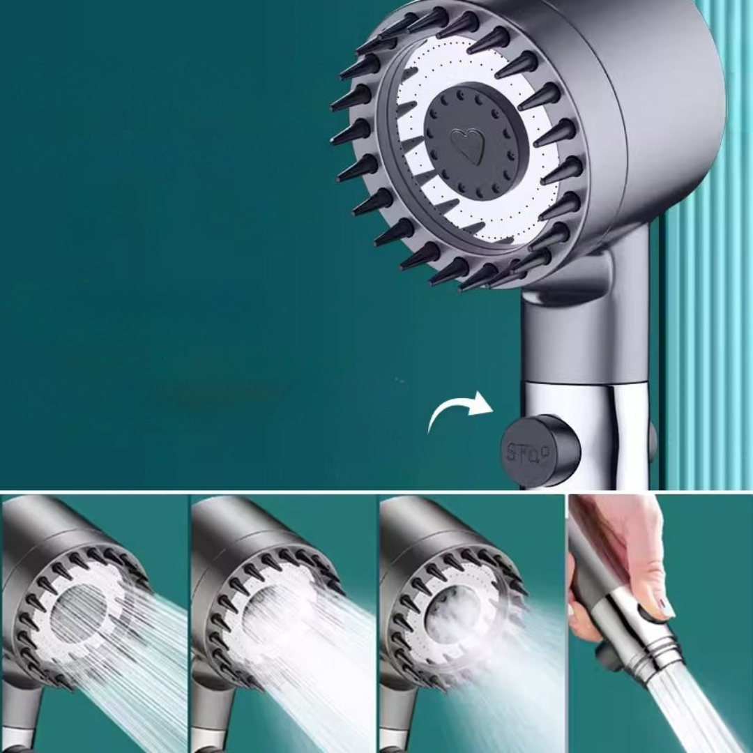 Royallure High Pressure Filtered Shower Head with Hose – 9-Layer Water Filtration, Easy Install, Universal Fit 5