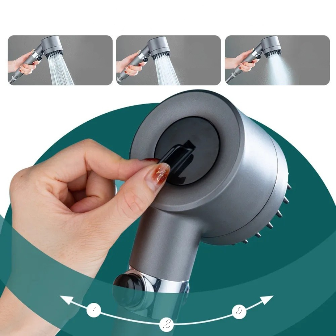 Royallure High Pressure Filtered Shower Head with Hose – 9-Layer Water Filtration, Easy Install, Universal Fit 7